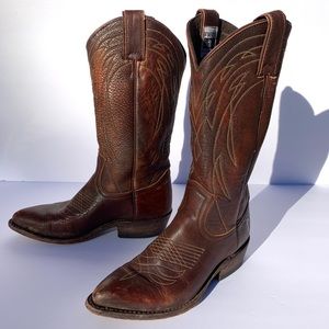 Frye Leather Riding Cowboy Boots